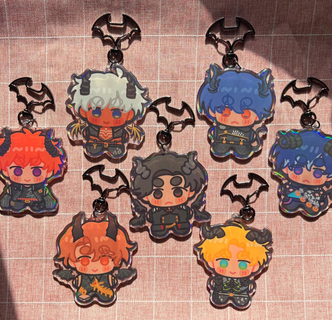 obey me keychains